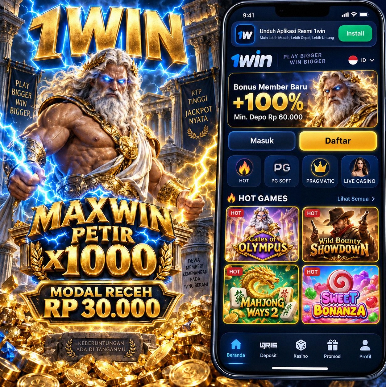 1WIN - Situs Resmi 1winLogin & App Aman